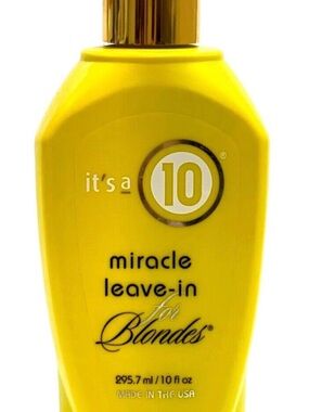 It's a 10 Miracle Leave-In for Blondes - Bright Yellow Bottle
